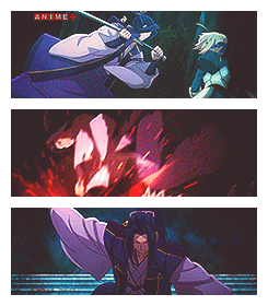 Artoria and Sasaki of Fate stay night dueling